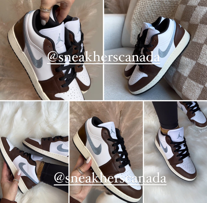 Jordan 1 Low Mocha Blue (GS)