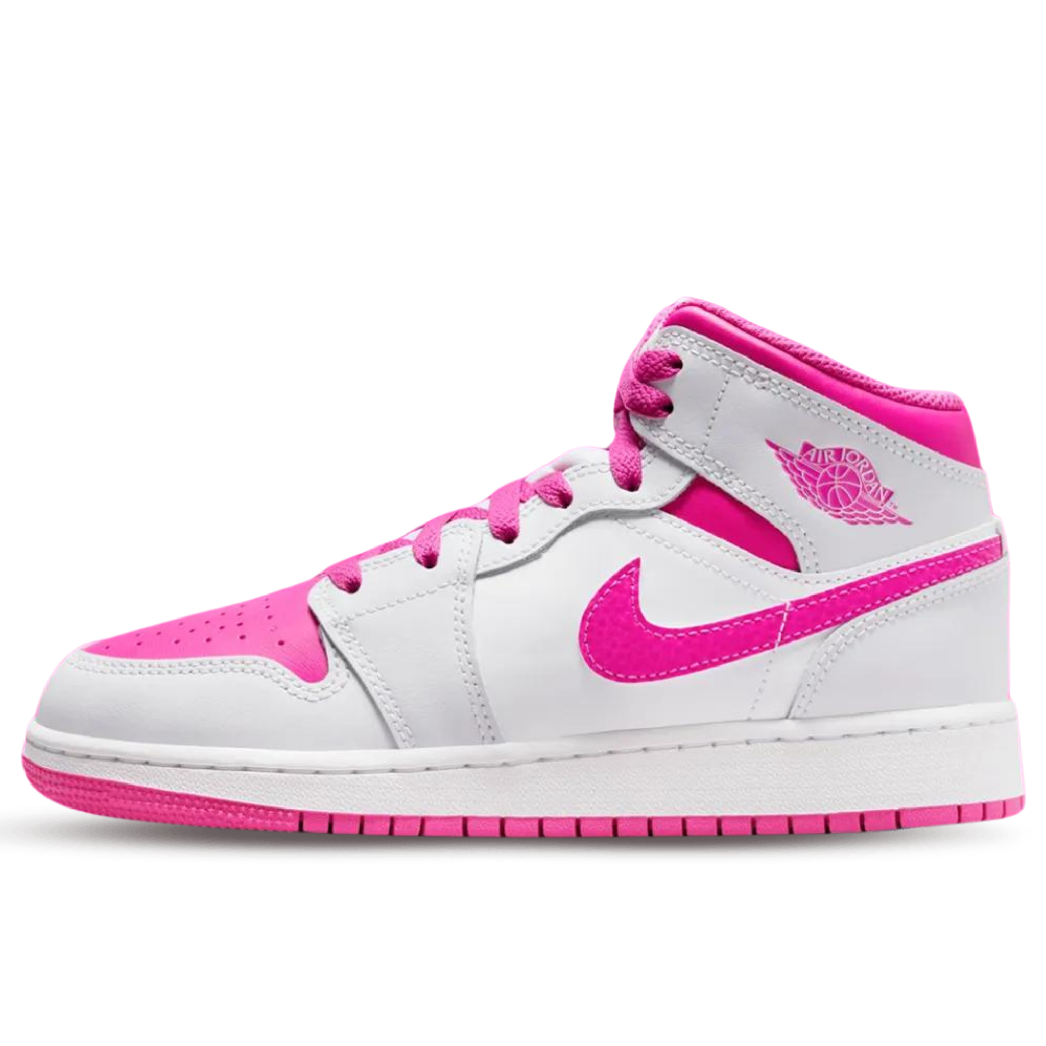 Air jordan 1 mid gs pink foam hotsell