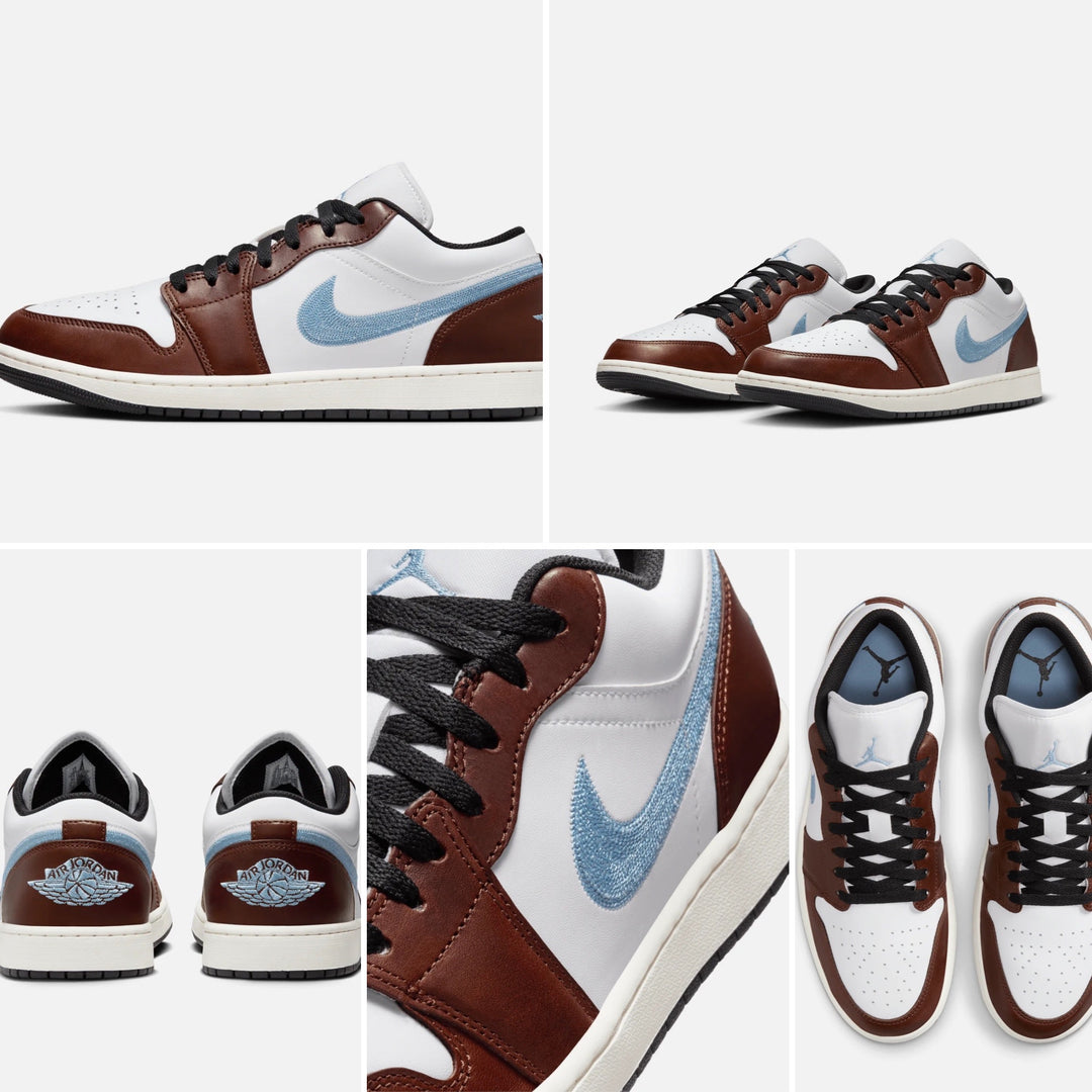 Jordan 1 Low Mocha Blue (GS)