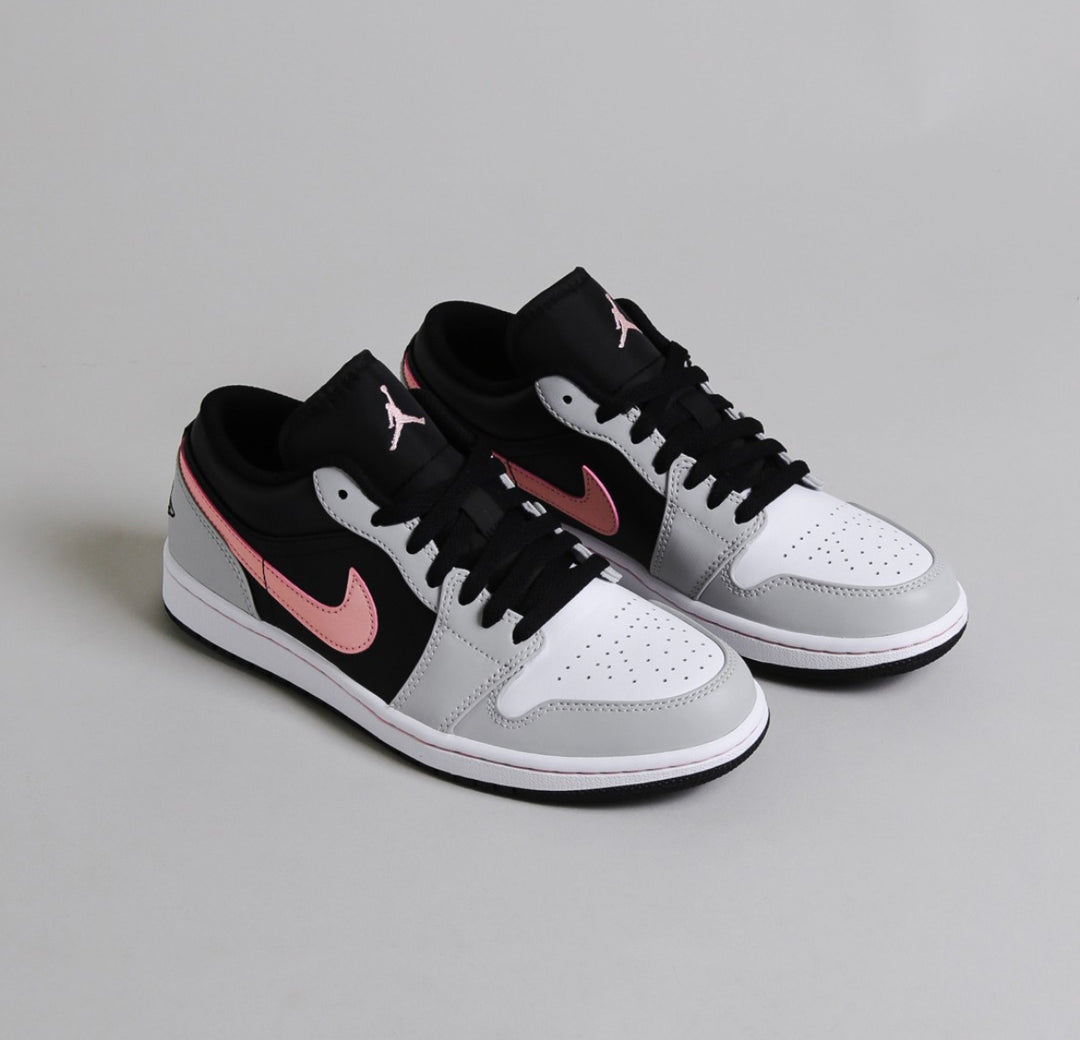 Jordan 1 Low Black Grey Pink (GS & Mens)