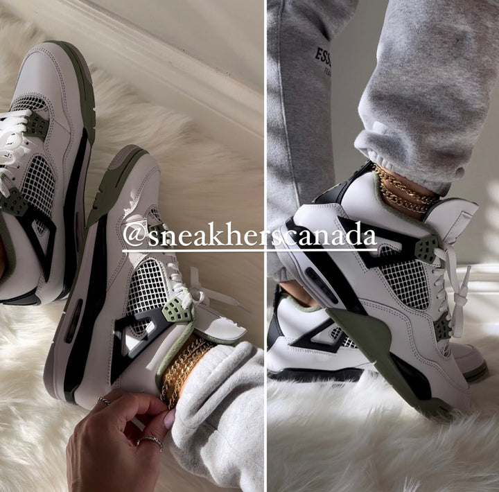 Jordan 4 Retro Seafoam (Womens)