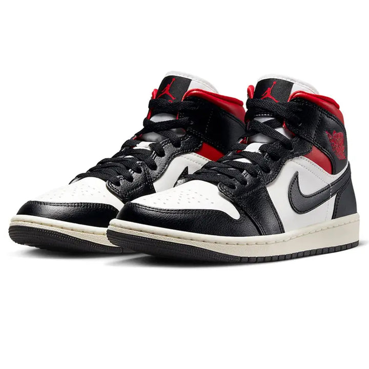 Jordan 1 Mid Gym Red Panda (Womens)