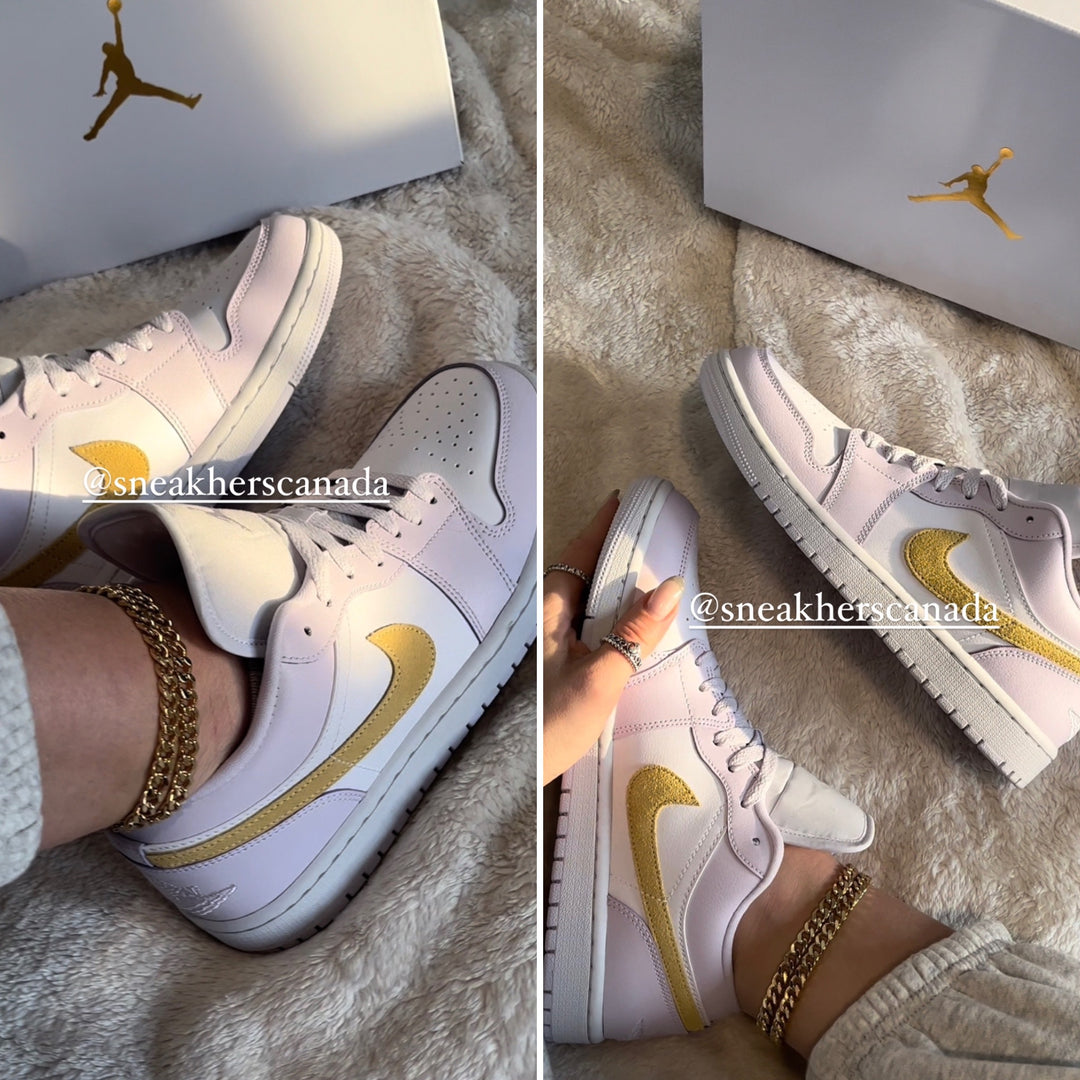 Jordan 1 Low Barley Grape (Womens)