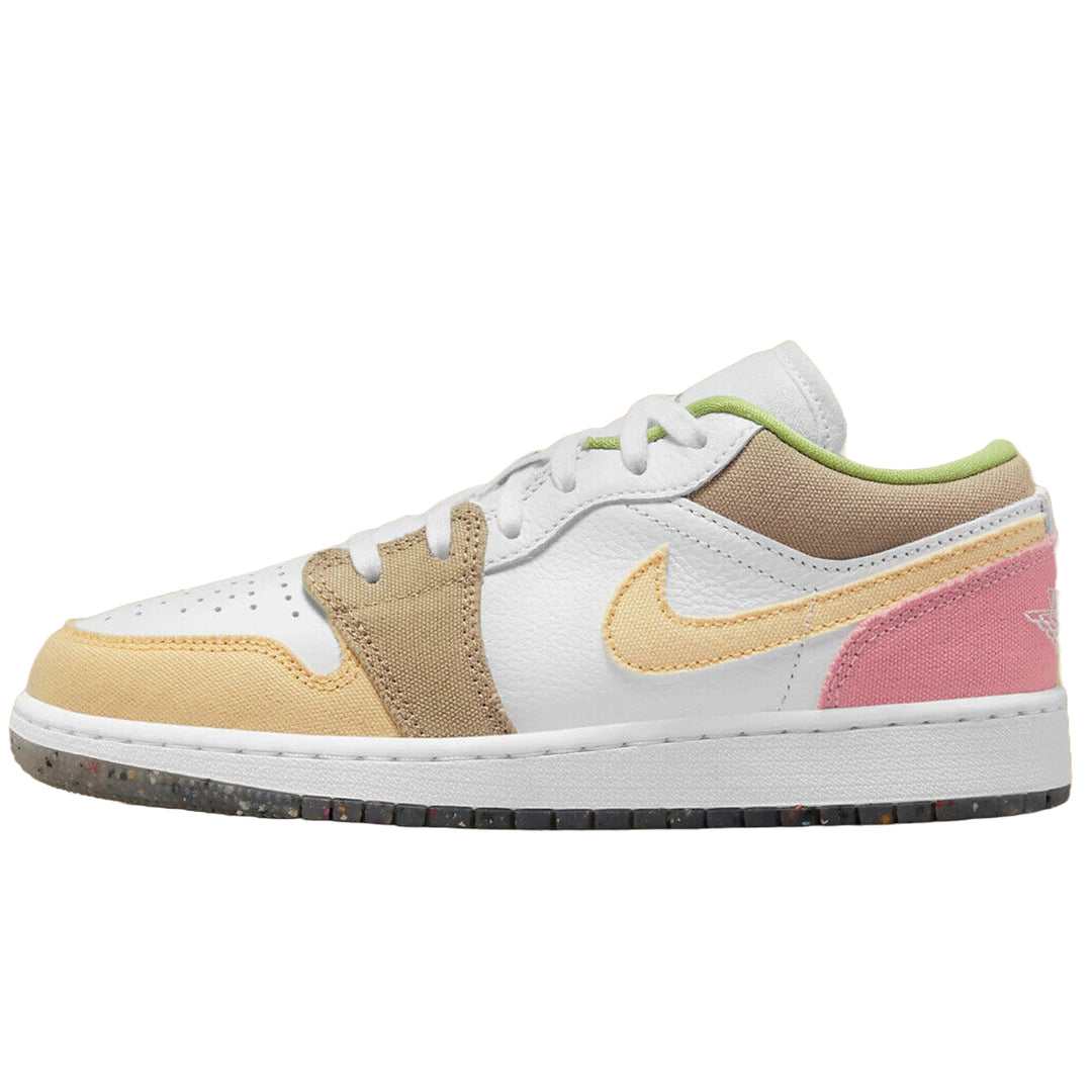 Jordan 1 Low Pastel Grind Vivid Green (GS)