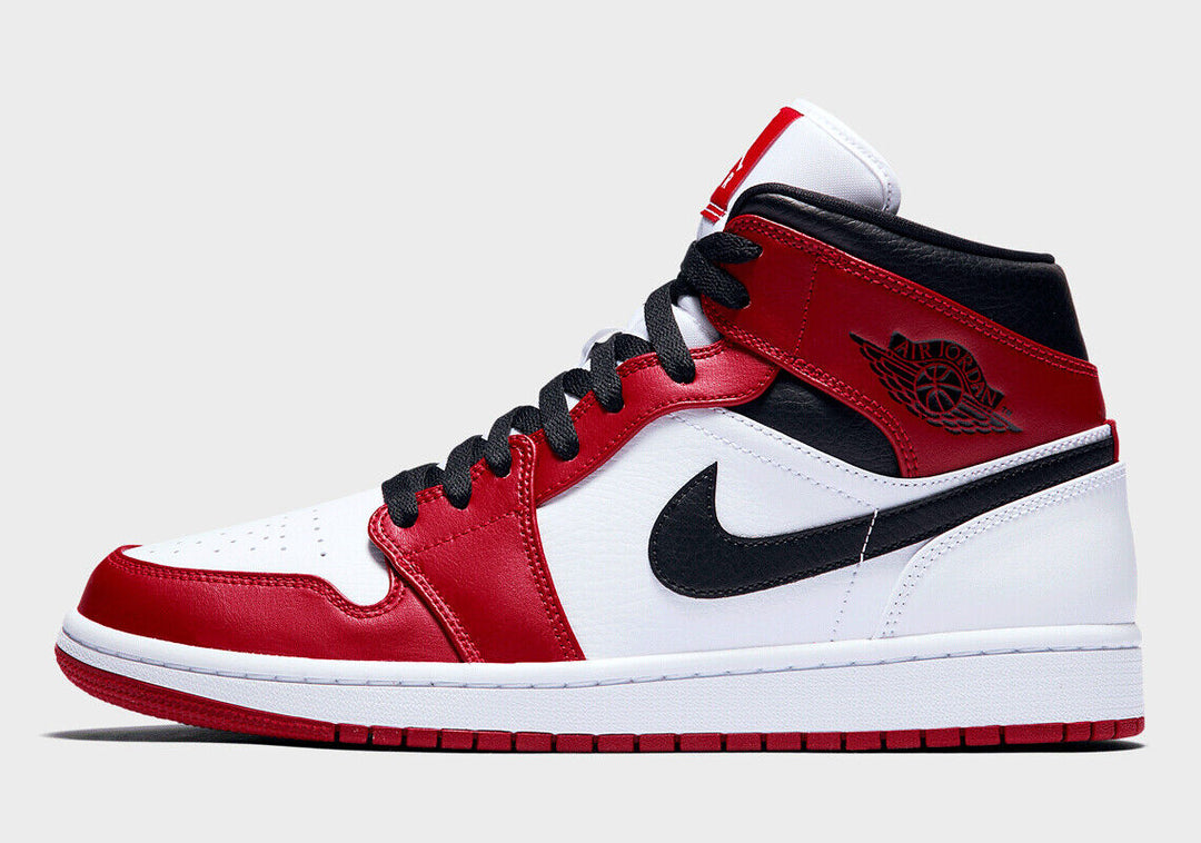 Jordan 1 Mid Chicago / White Heel 2020 (Mens)