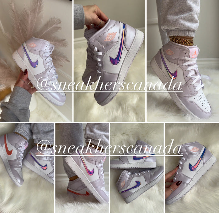 Jordan 1 Mid Pink Atomic (GS)