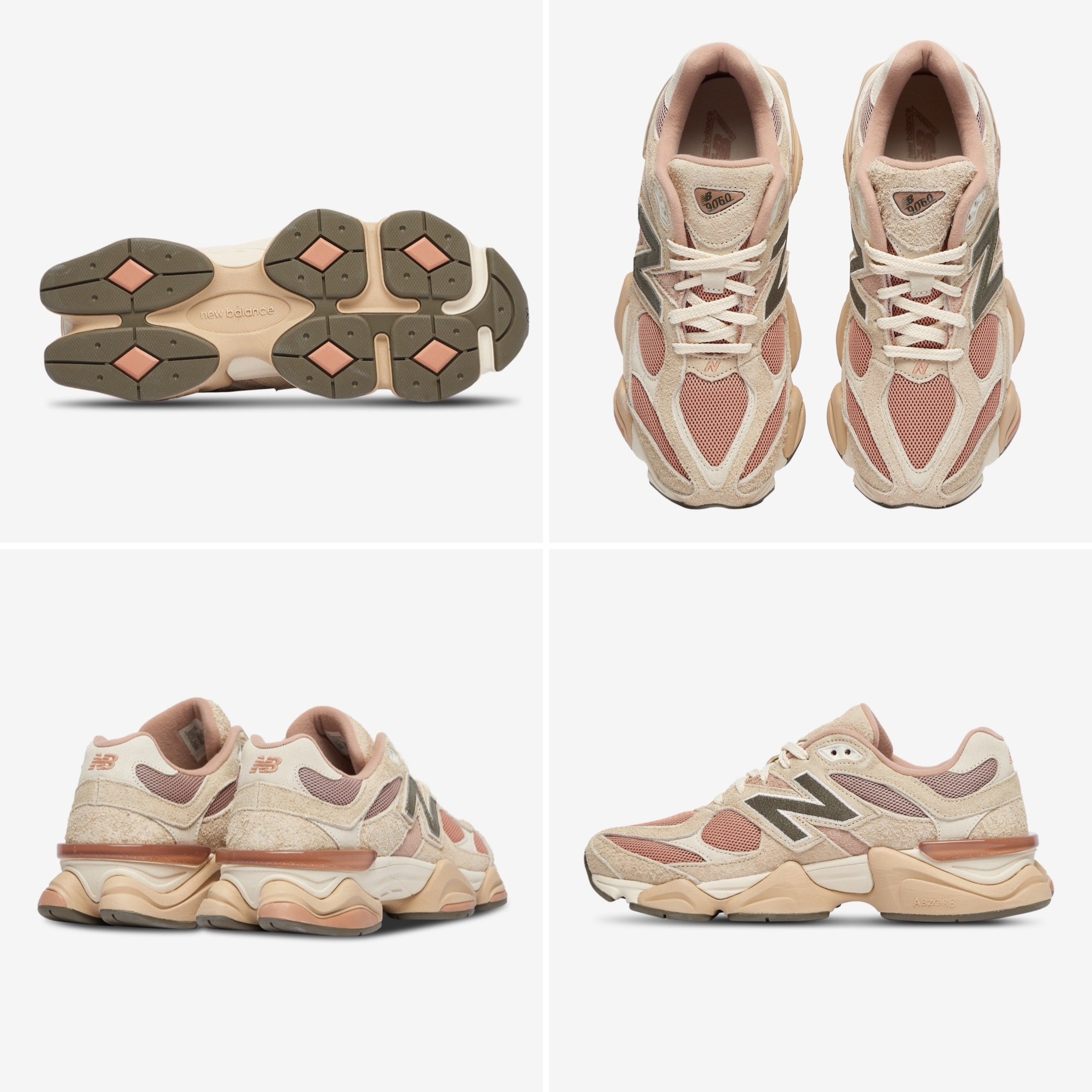 New Balance 9060 Taupe Brown – Sneakhers Canada