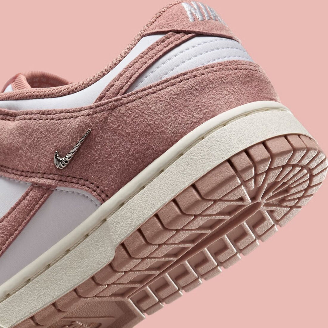 Nike Dunk Low Mini Swoosh Rose (Womens)