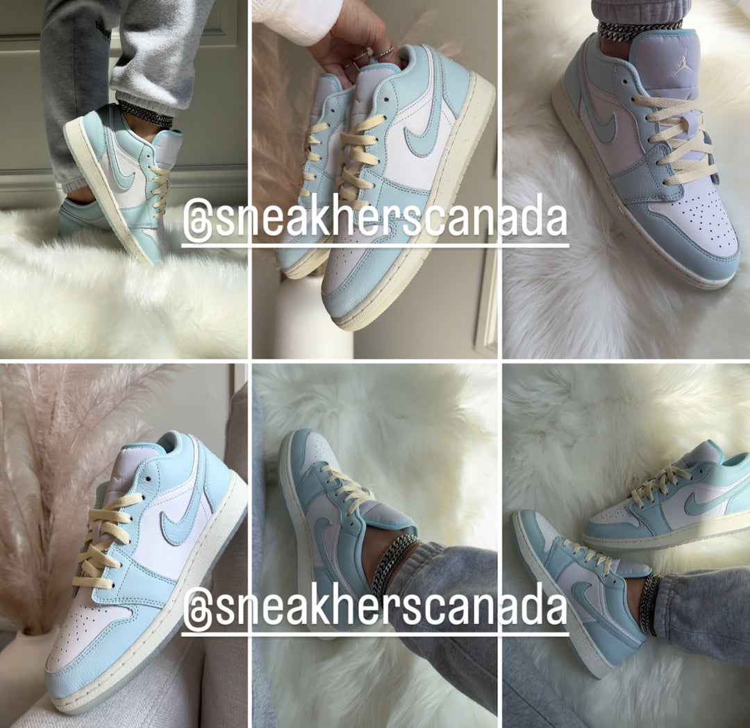 Jordan 1 Low Glacier (GS & Mens)