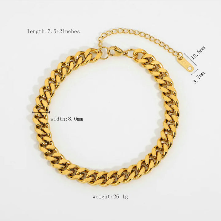 Anklet - MAHA (Thick) 8mm