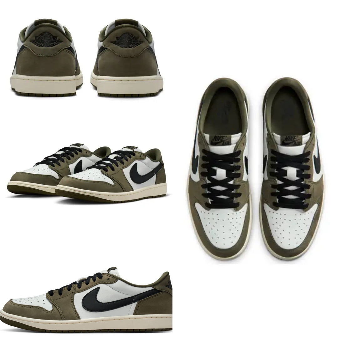Jordan 1 Low Black Olive