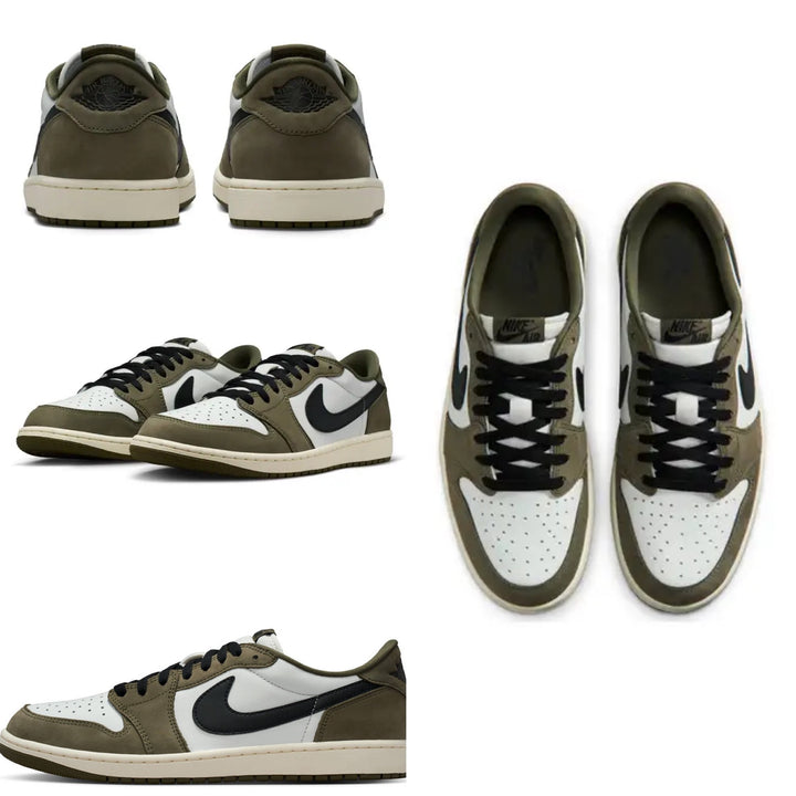 Jordan 1 Low Black Olive