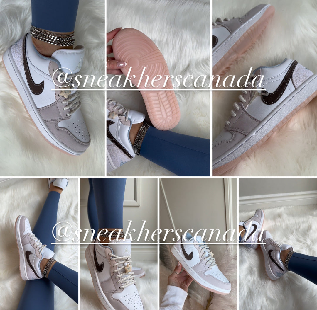 Jordan 1 Low Pink Stone (Womens)