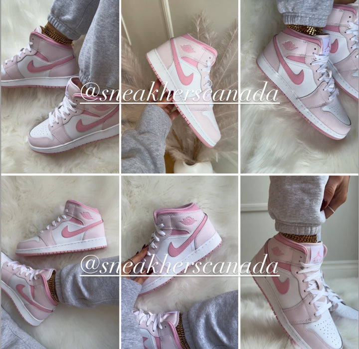 Jordan 1 Mid Holiday Pink (GS)