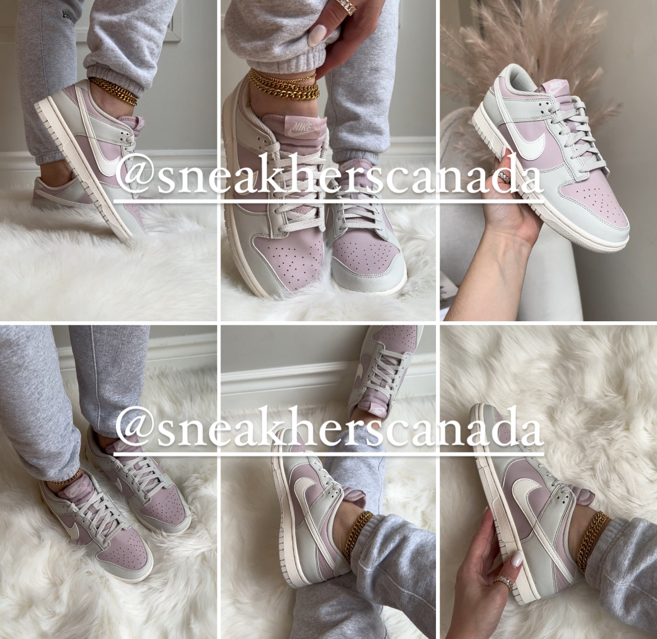 dunk light bone on feet