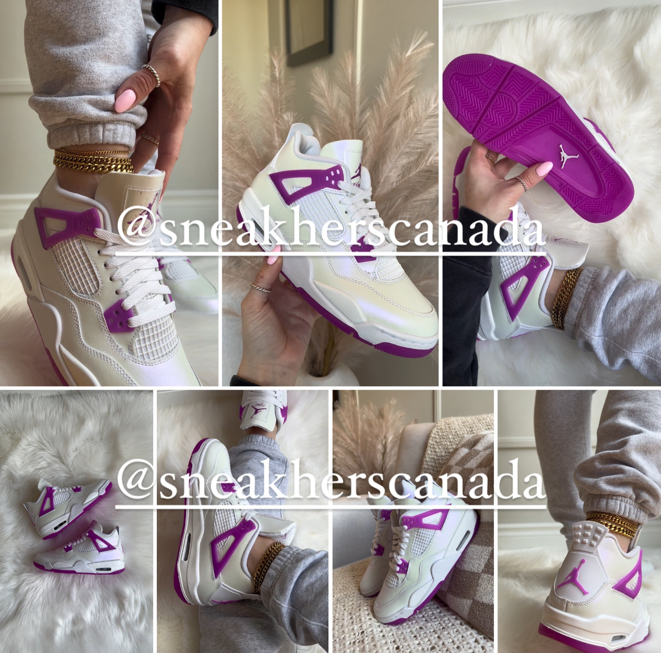 Jordan 4 Hyper Violet (GS) – Sneakhers Canada