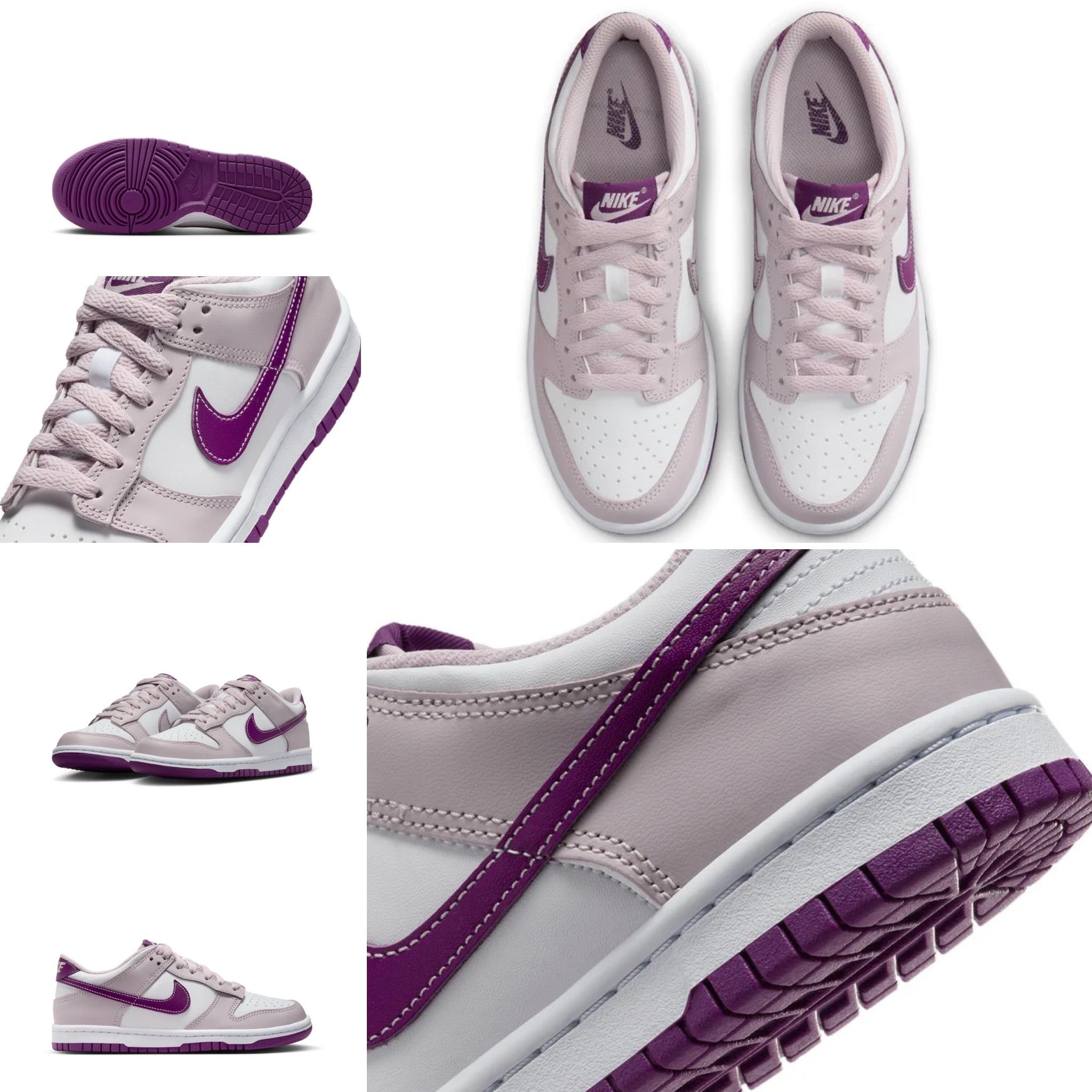 Nike Dunk Low Light Plum GS Sneakhers Canada