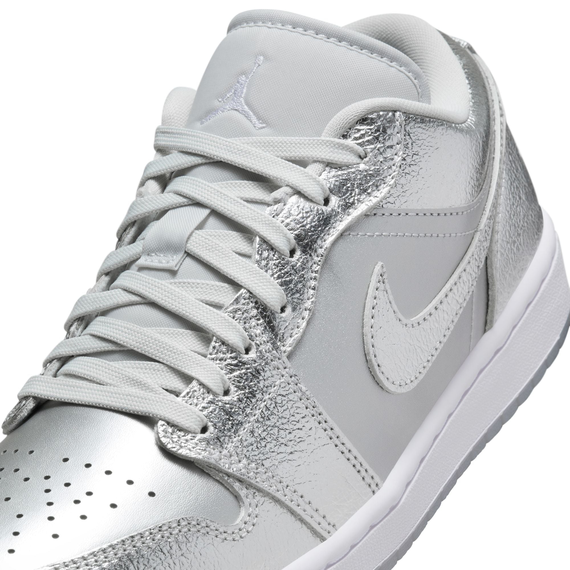 Jordan 1 Low Metallic Silver (Womens) – Sneakhers Canada