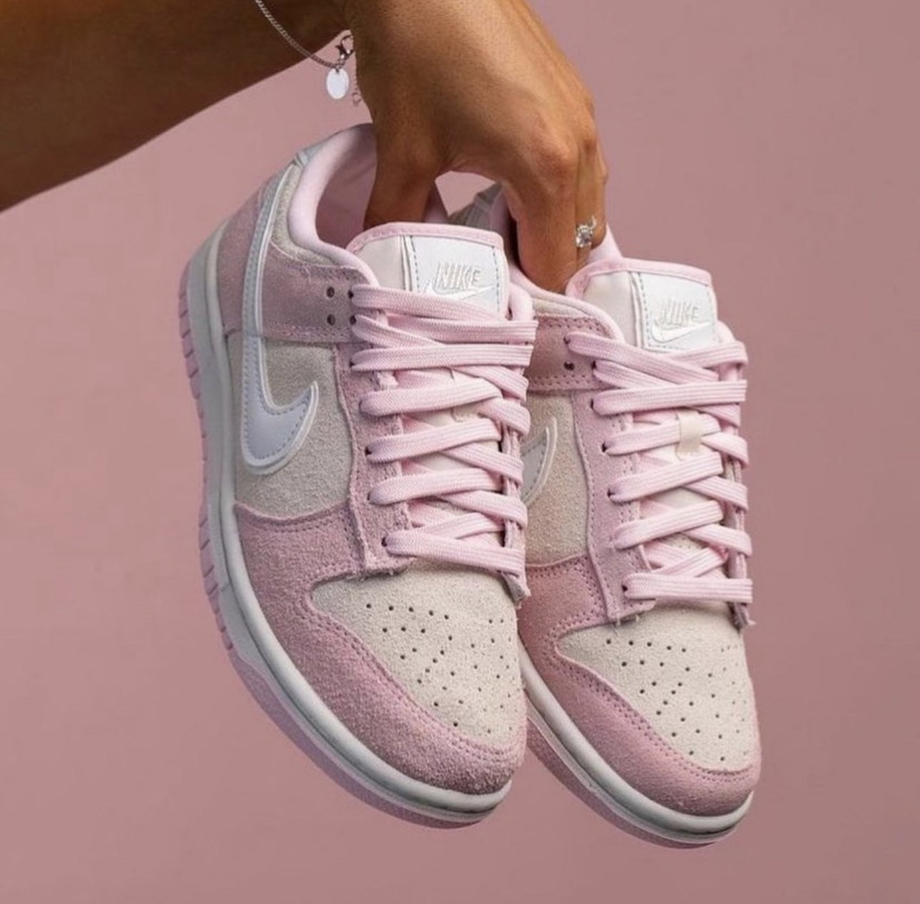 Nike pink foam shoes on sale