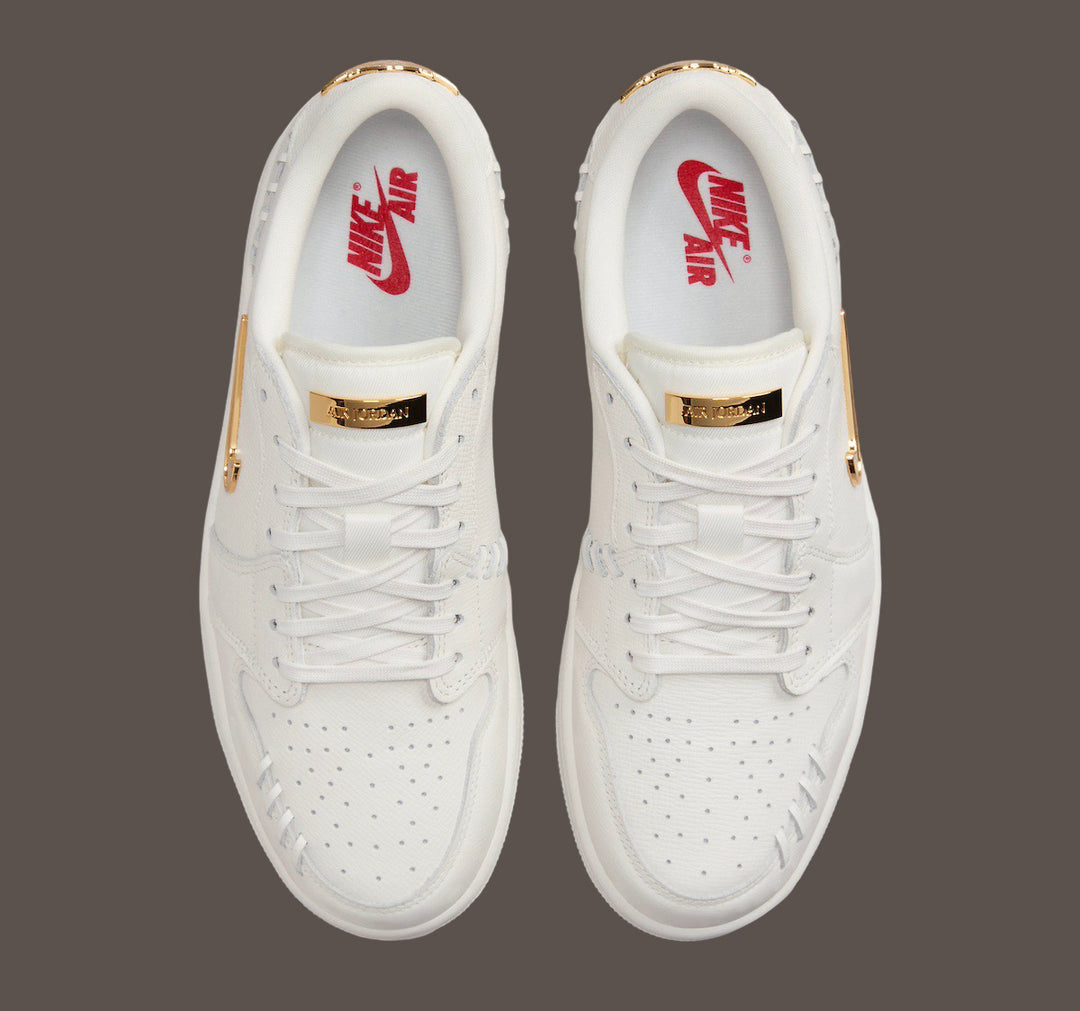 Jordan 1 Low Method of Make Sail Metallic Gold (Womens)