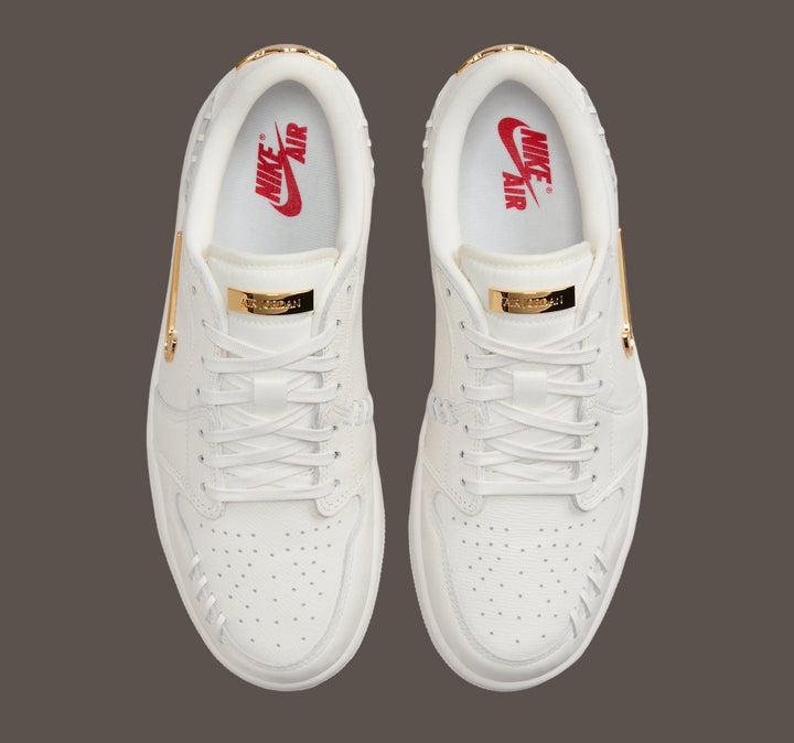 Jordan 1 Low Method of Make Sail Metallic Gold (Womens)