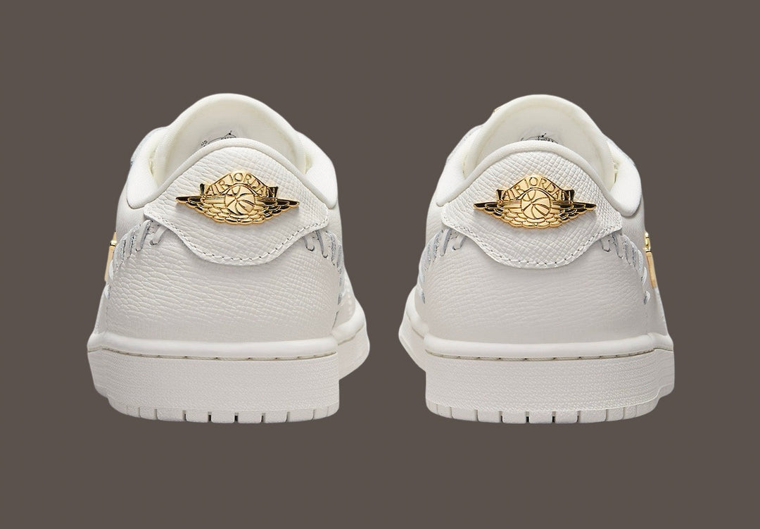 Jordan 1 Low Method of Make Sail Metallic Gold (Womens)