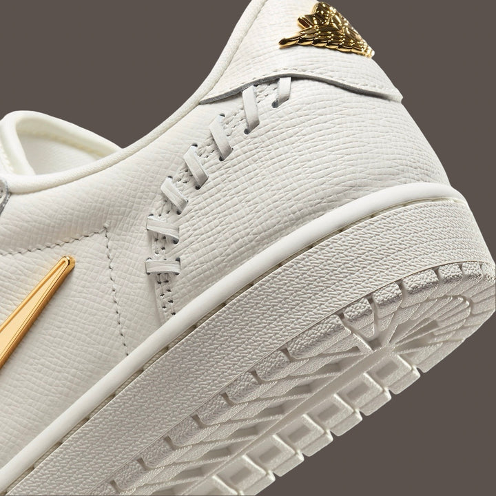 Jordan 1 Low Method of Make Sail Metallic Gold (Womens)