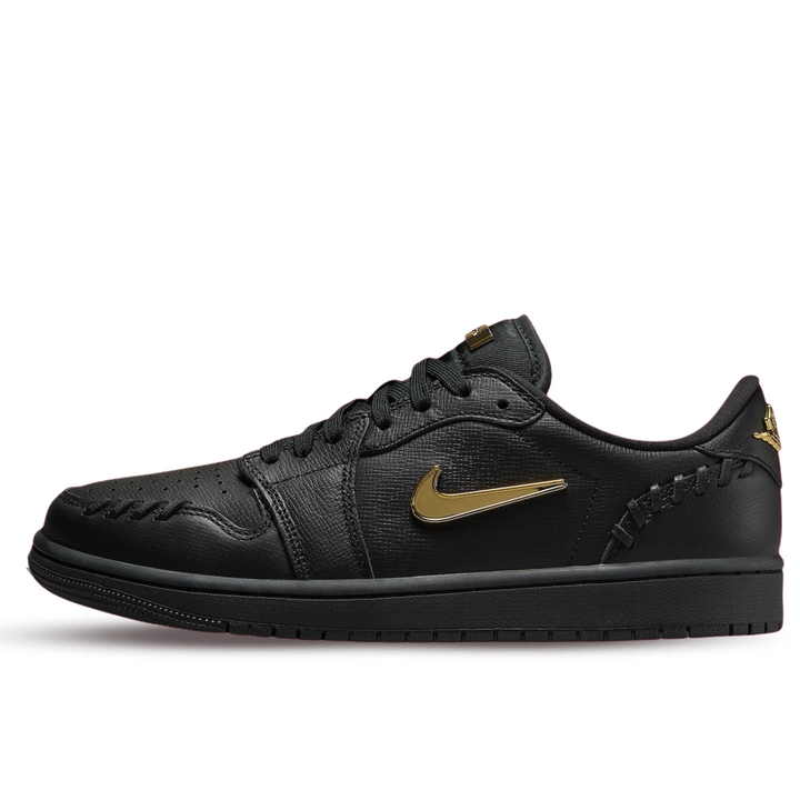 Jordan 1 Low Method of Make Black Metallic Gold (Womens)