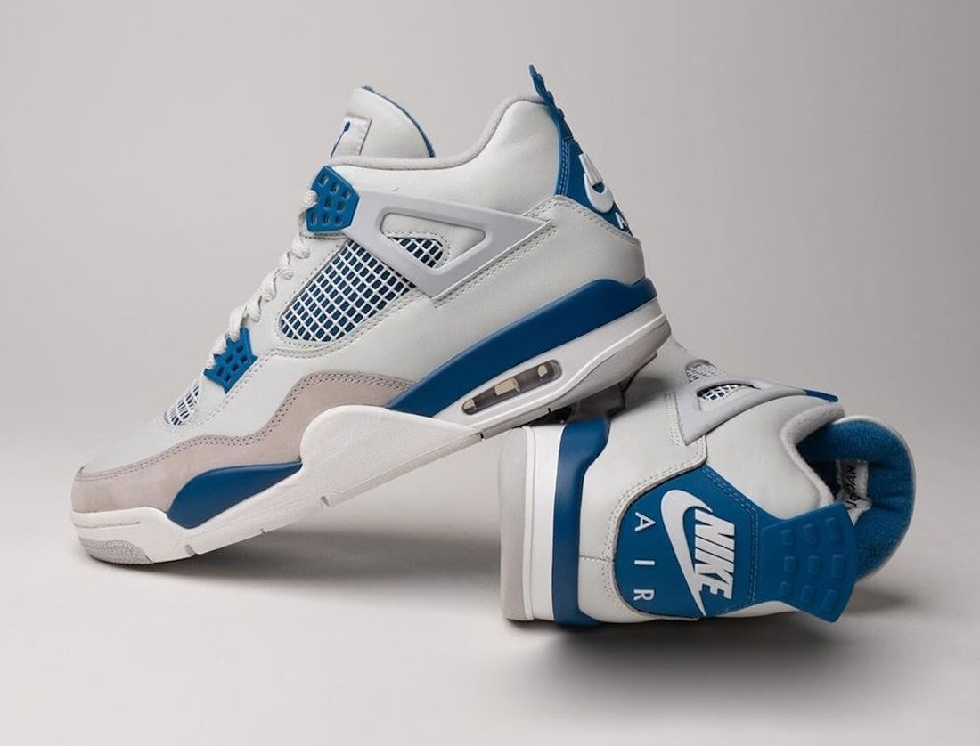 Jordan 4 Retro Military Blue GS Mens Sneakhers Canada