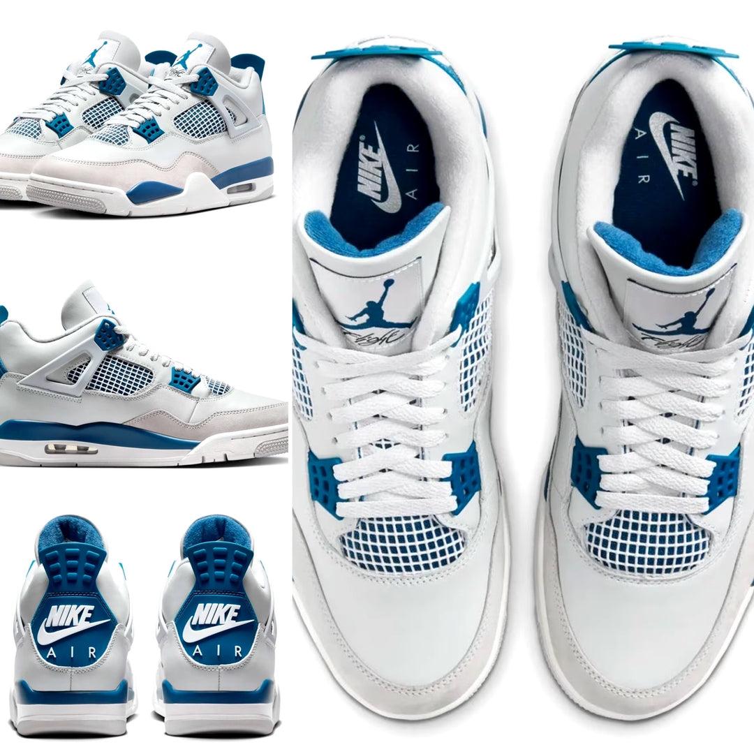 Jordan 4 Retro Military Blue (GS & Mens)