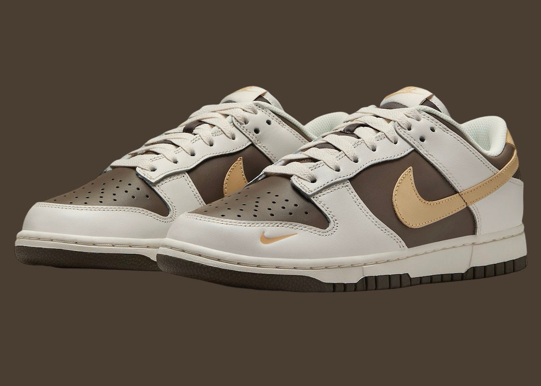 Nike Dunk Low Phantom Sesame Mini Swoosh (Womens)