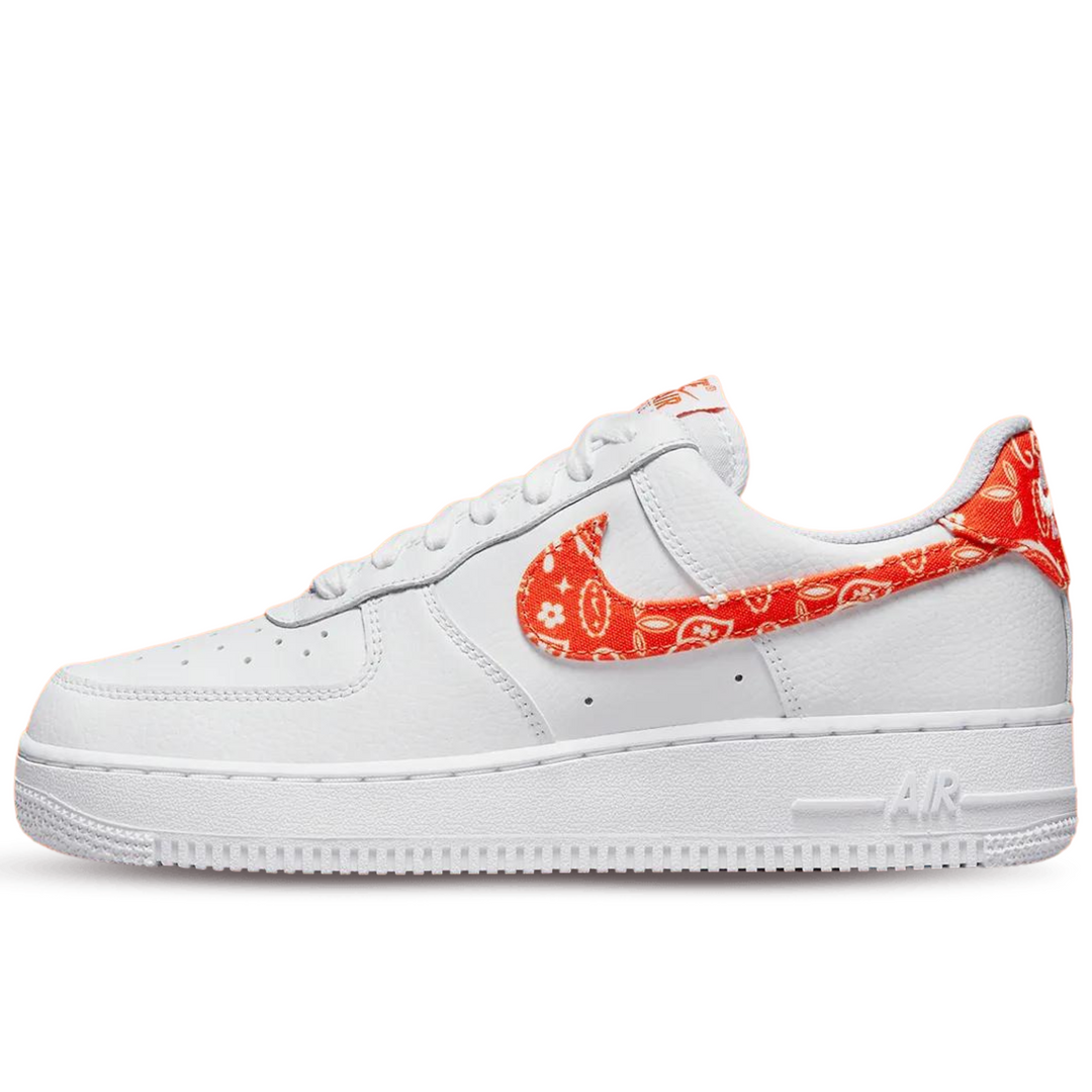 Nike Air Force 1 Low Orange Paisley Womens Sneakhers Canada