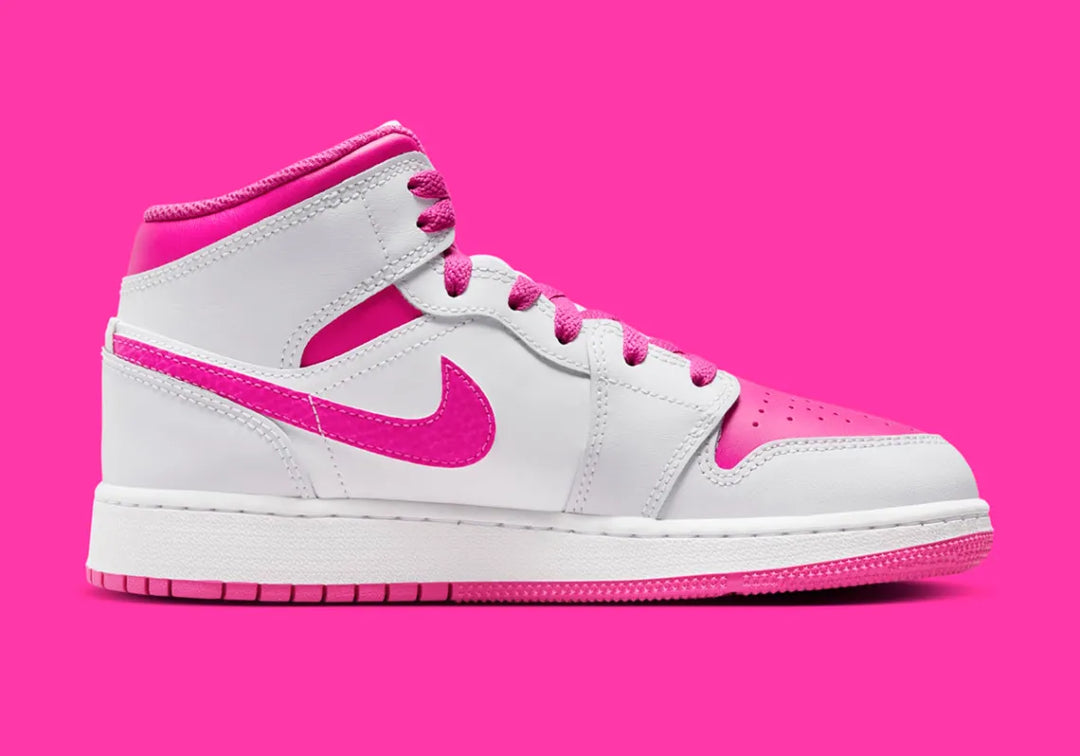 Jordan 1 Mid Fire Pink (GS)