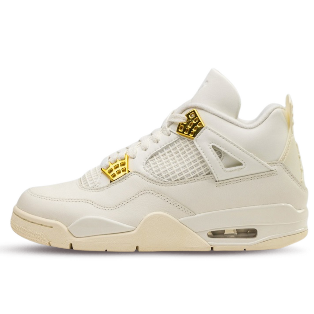 Gold and silver jordans sales
