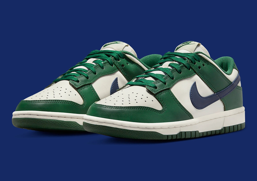 Nike Dunk Low Retro Gorge Green Midnight Navy Womens Sneakhers Canada