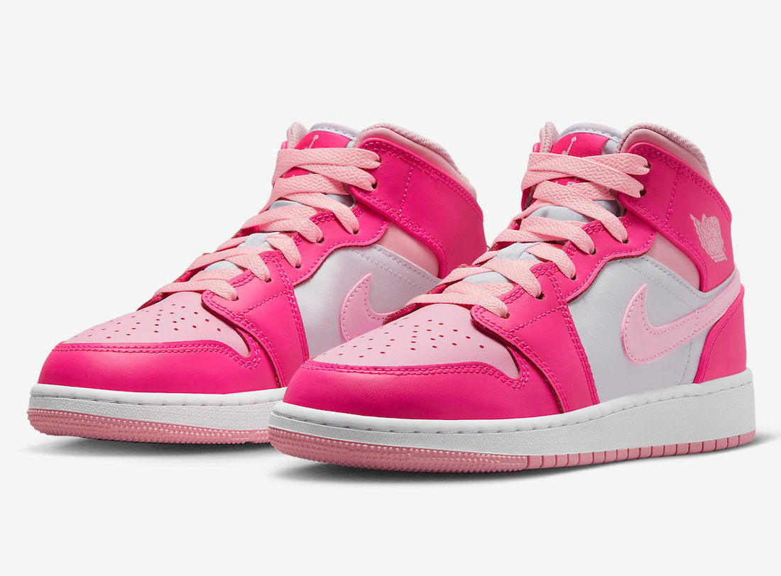 Jordan 1 Mid Fierce Pink (GS)