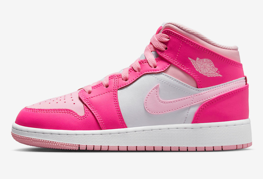 Jordan 1 Mid Fierce Pink (GS)